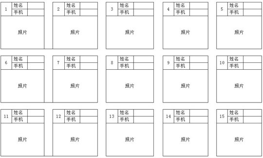 报考单位名称2014年度医师资格考试考生相片采集册