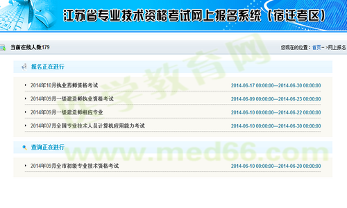 宿迁市2014年执业药师考试资格考试报名流程