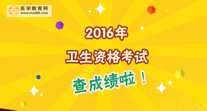 2016卫生资格考试成绩查询专题