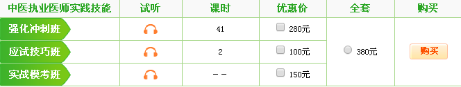 中医执业医师时间技能考试辅导