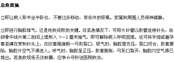 我们该如何急救自发性气胸患者