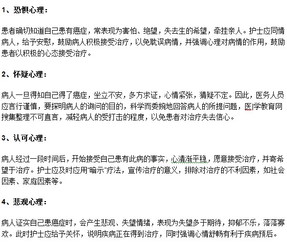 针对肝癌患者常见的心理障碍该如何护理？