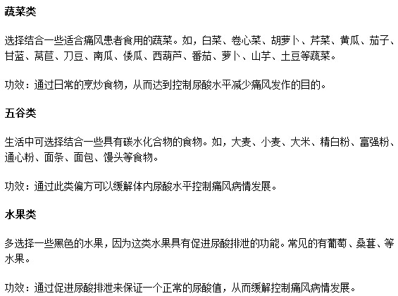 适用于痛风患者的饮食全方位建议