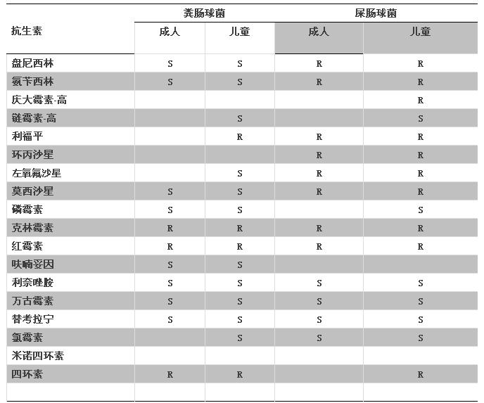 肠球菌属的耐药