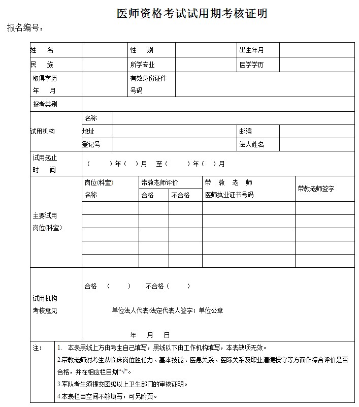 福建省永安市2018年医师资格考试报名现场审核有关事项通知