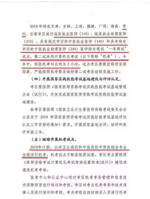 【重大消息】2018年医师资格考试“一年两试”试点不止8省