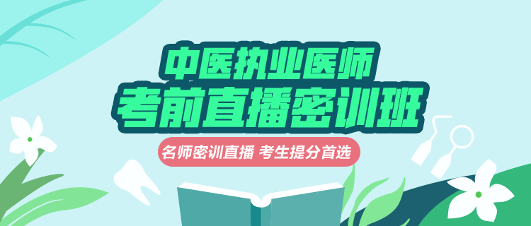中医执业医师考前直播密训班
