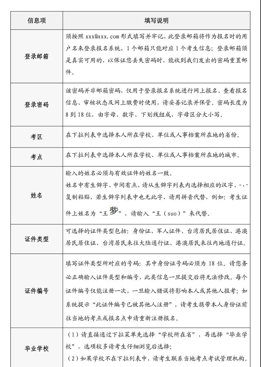 护士报名填写