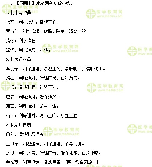医学教育网初级中药士:《答疑周刊》2019年第43期