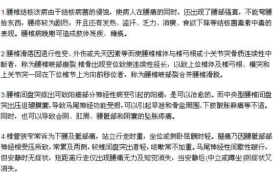 腰间盘突出一些你不知道的危害