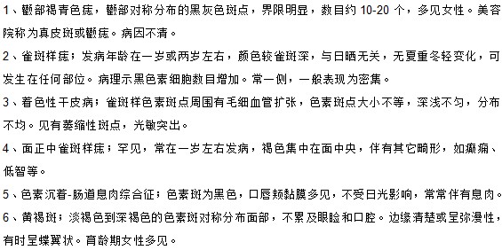 这六种皮肤问题与雀斑的区别您分得清吗？