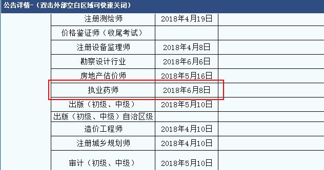 新疆2017年执业药师证书领取时间：6月8日起