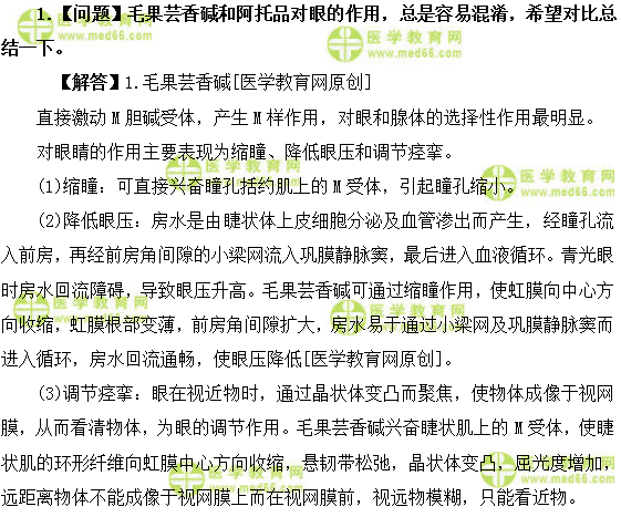 医学教育网初级药师：《答疑周刊》2019年第12期