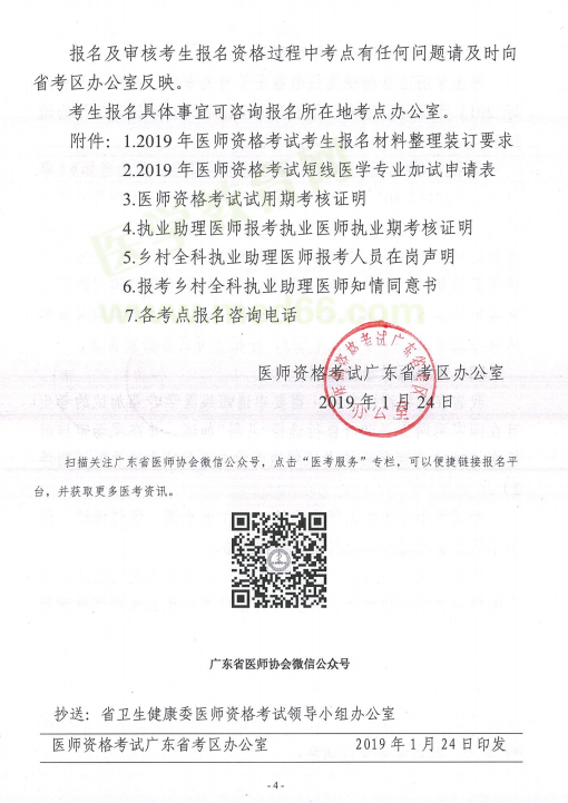 广东省2019年医师资格考试报名